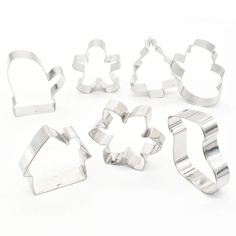 FestiveBake 5-Piece Christmas Cookie Cutter Set