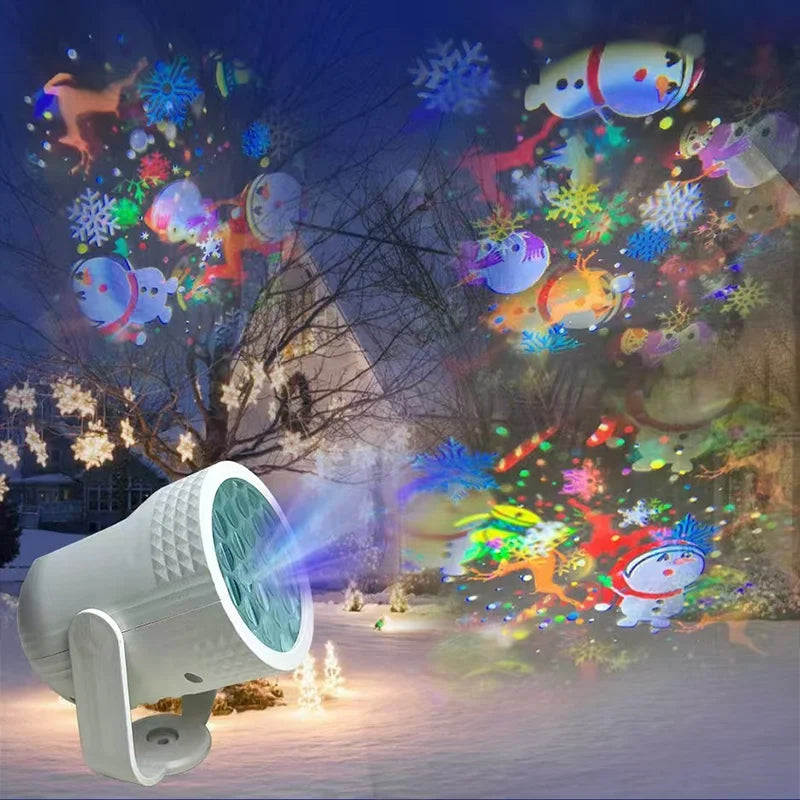 FestiveSnow LED Projector
