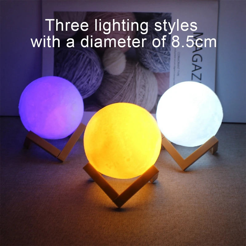 LED Moon Book Light