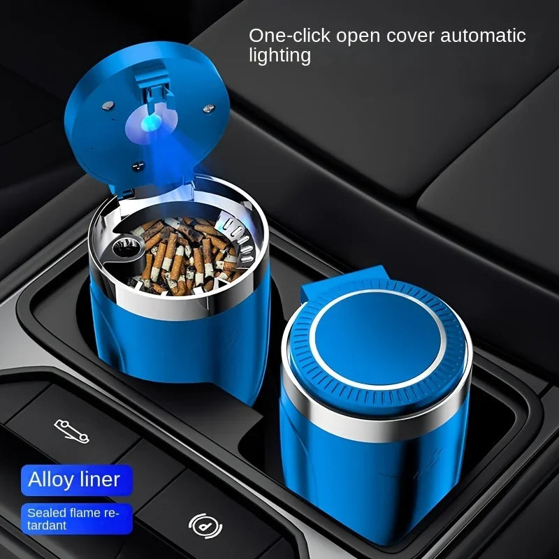 GlowAsh™ – One-Click Car LED Ashtray