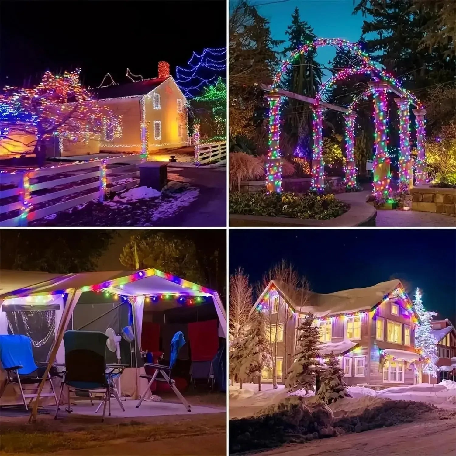 SolarGlow 8-Mode Fairy Lights