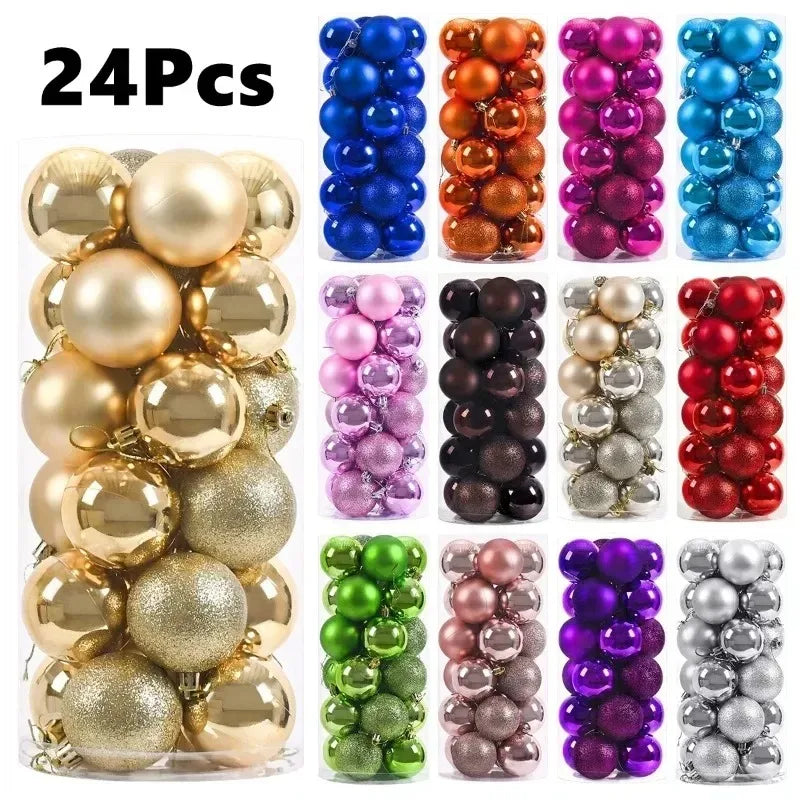 Christmas Tree Balls – 24PCS