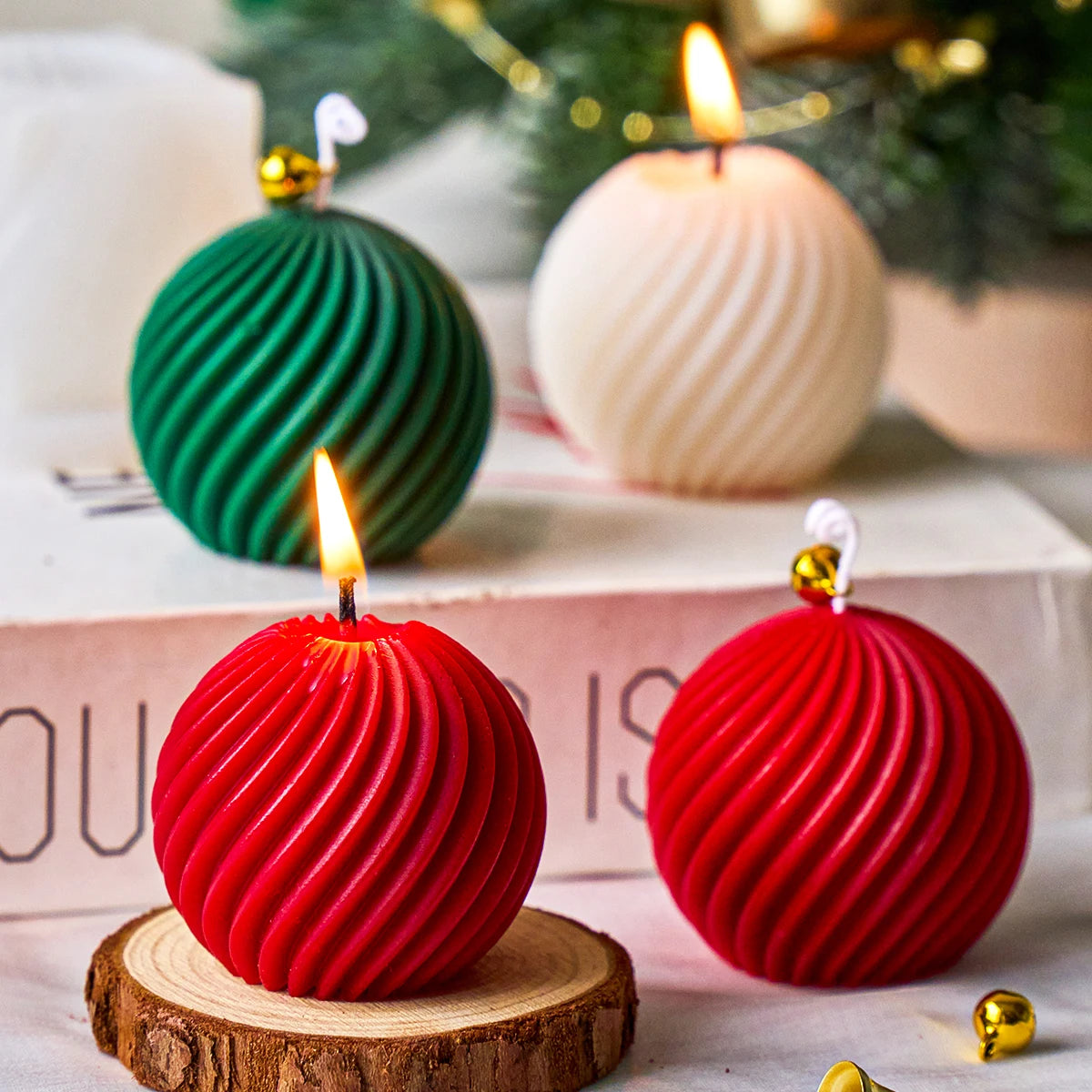 MerryMold 3D Christmas Ball Candle & Soap Mold