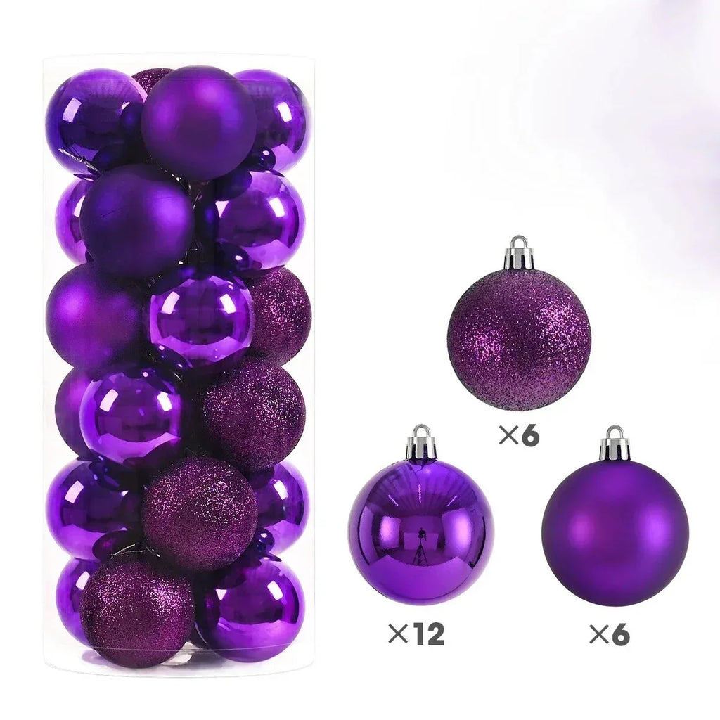 Christmas Tree Balls – 24PCS
