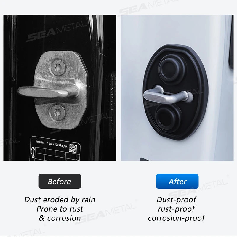 DoorSoft™ Silicone Cushion – Shockproof & Noise-Reducing Car Door Protector