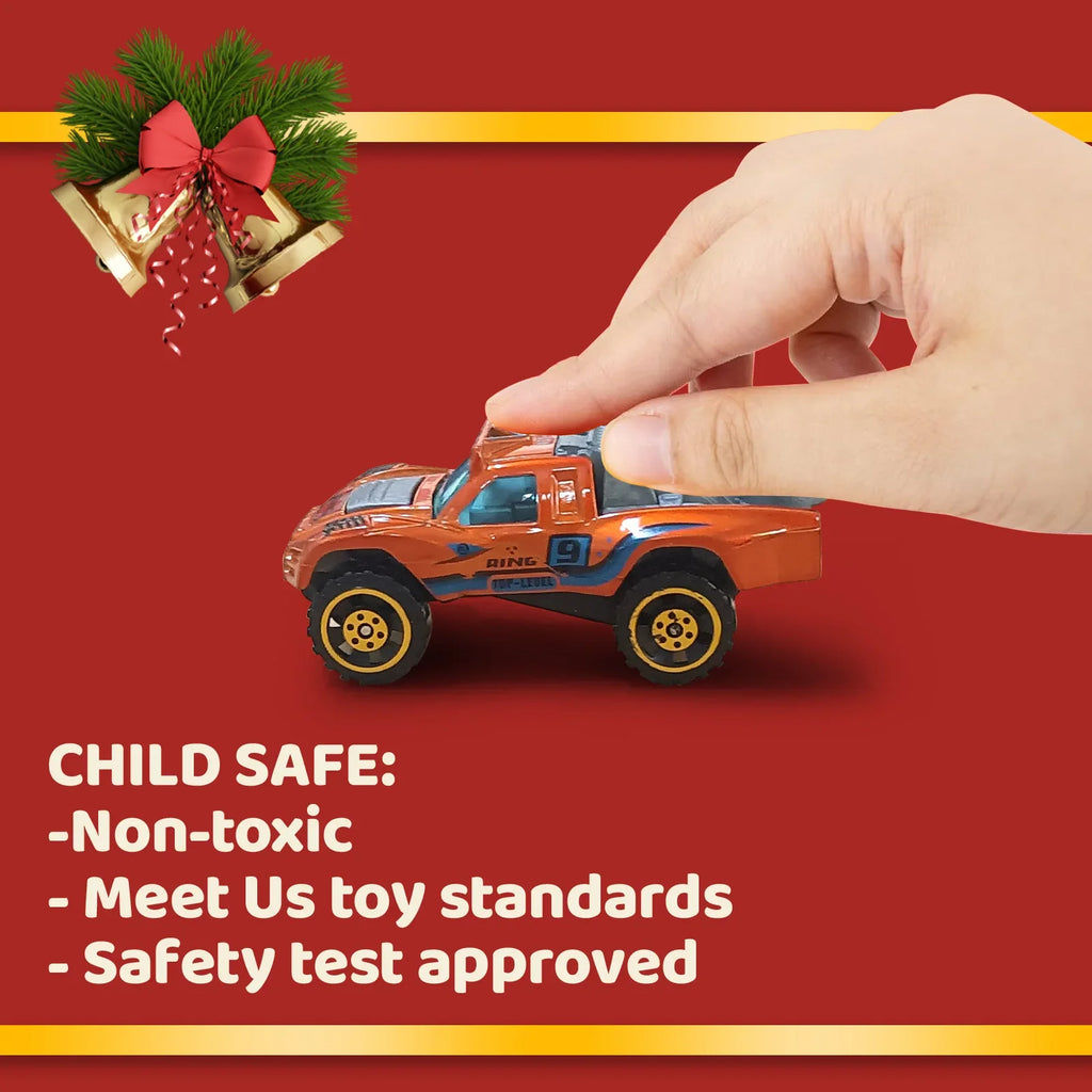 TurboAdvent™ 24-Day Metal Car Calendar