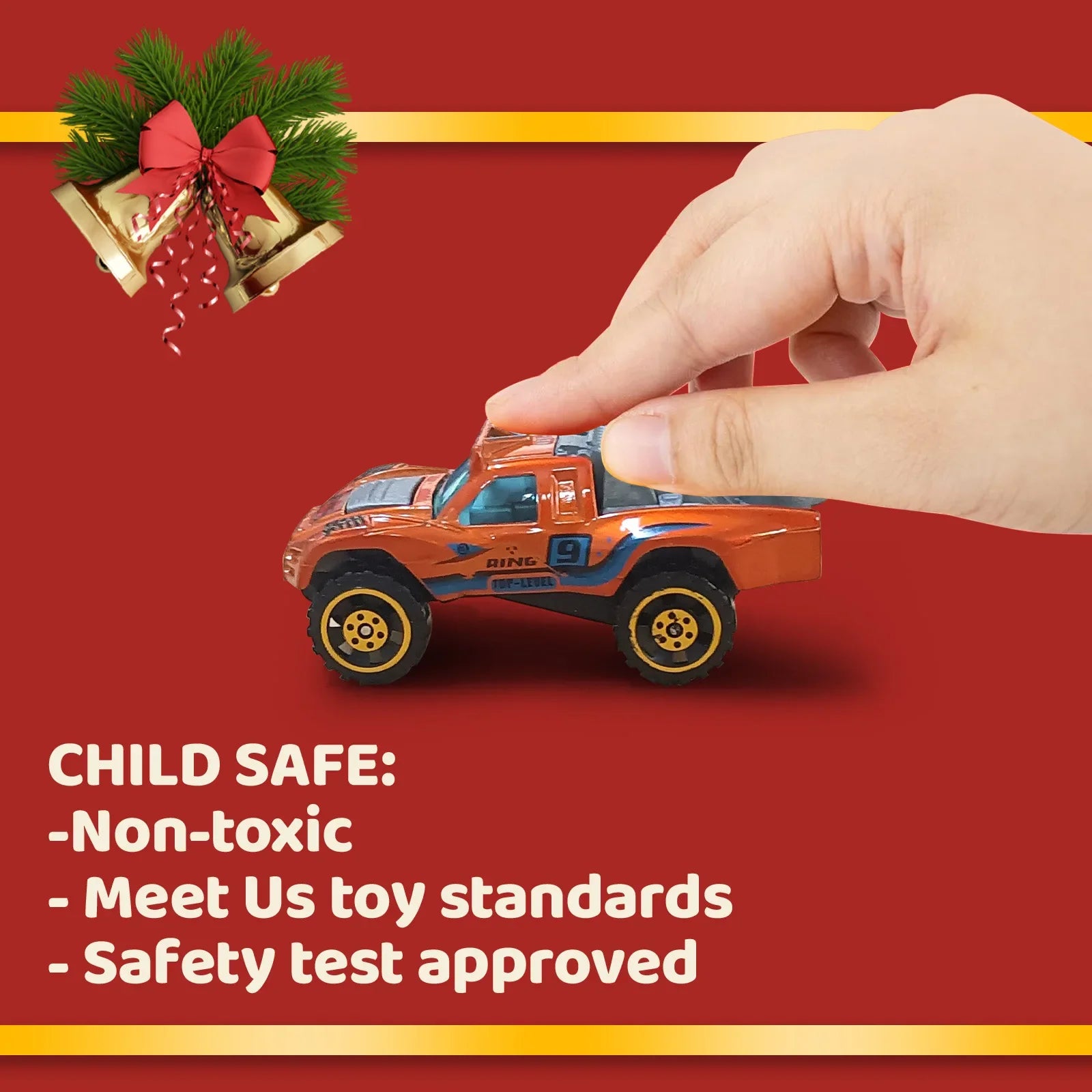 TurboAdvent™ 24-Day Metal Car Calendar