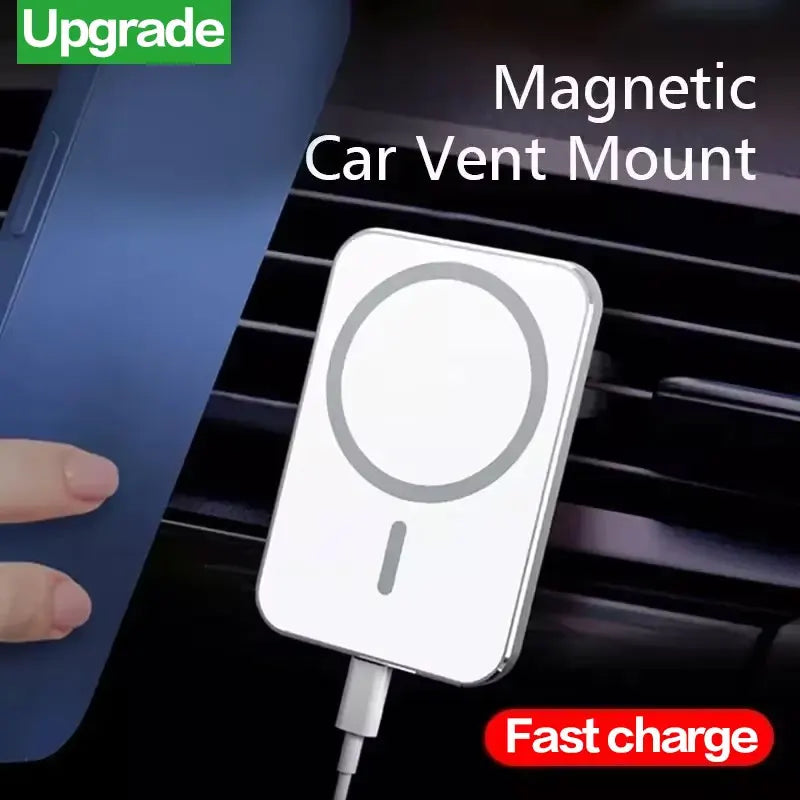 MagniMini™ – Compact Magnetic Wireless Car Charger & Holder