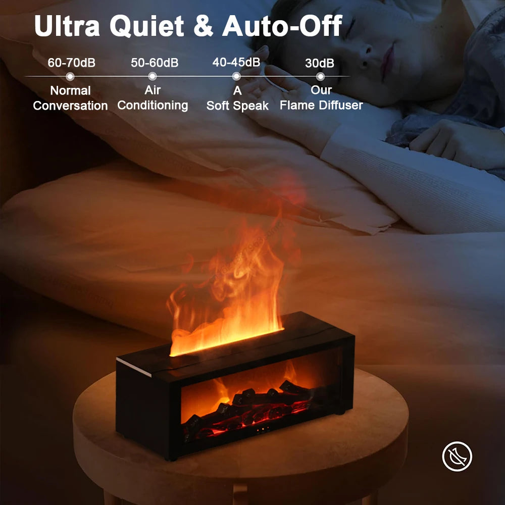 FlameMist™ Aroma Humidifier – The Relaxing Fire-Effect Diffuser