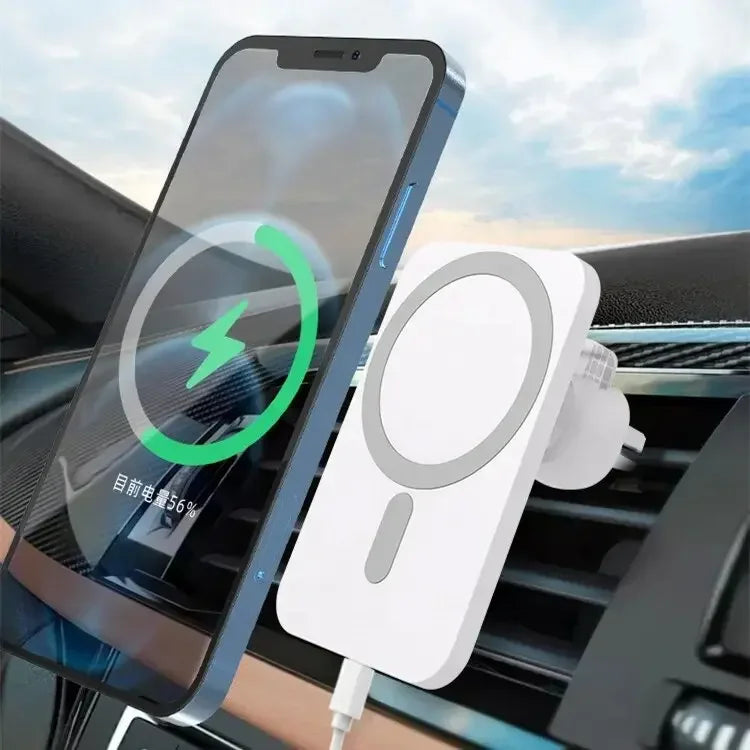 MagniMini™ – Compact Magnetic Wireless Car Charger & Holder
