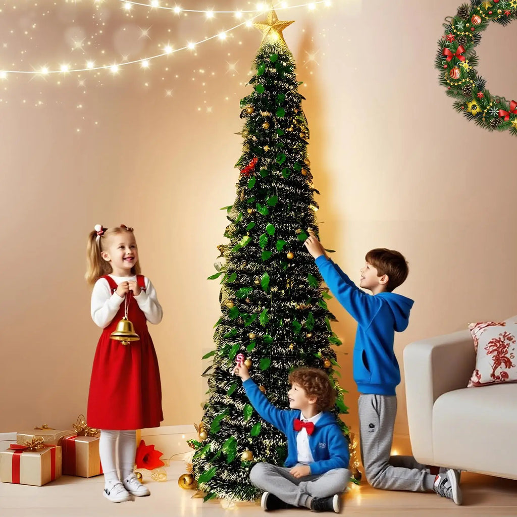 FoldaFest 5ft Faux Christmas Tree