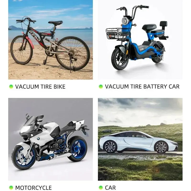 GlowCap Set – Luminous Tire Valve Caps (8PCS)