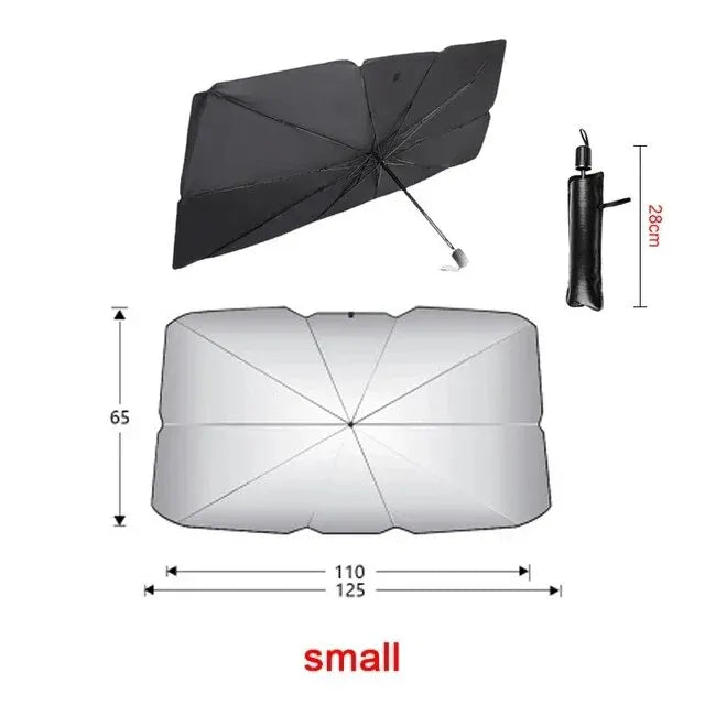 SunGuard™ Car Umbrella – Front Windshield Sunshade