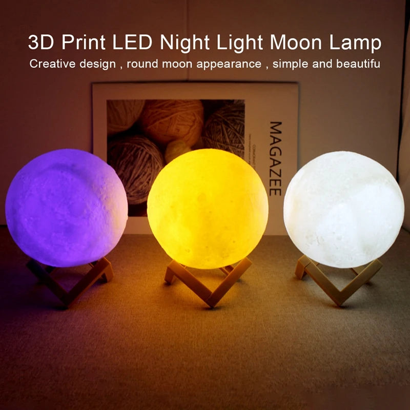 LED Moon Book Light