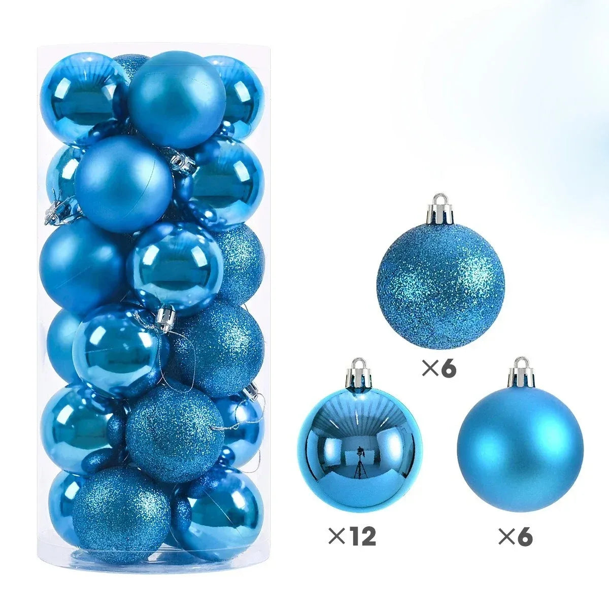 Christmas Tree Balls – 24PCS