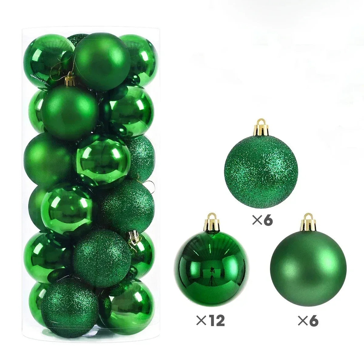 Christmas Tree Balls – 24PCS
