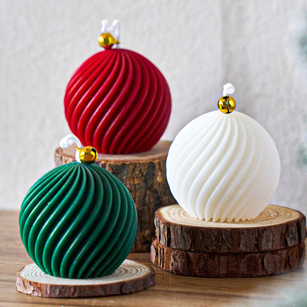MerryMold 3D Christmas Ball Candle & Soap Mold