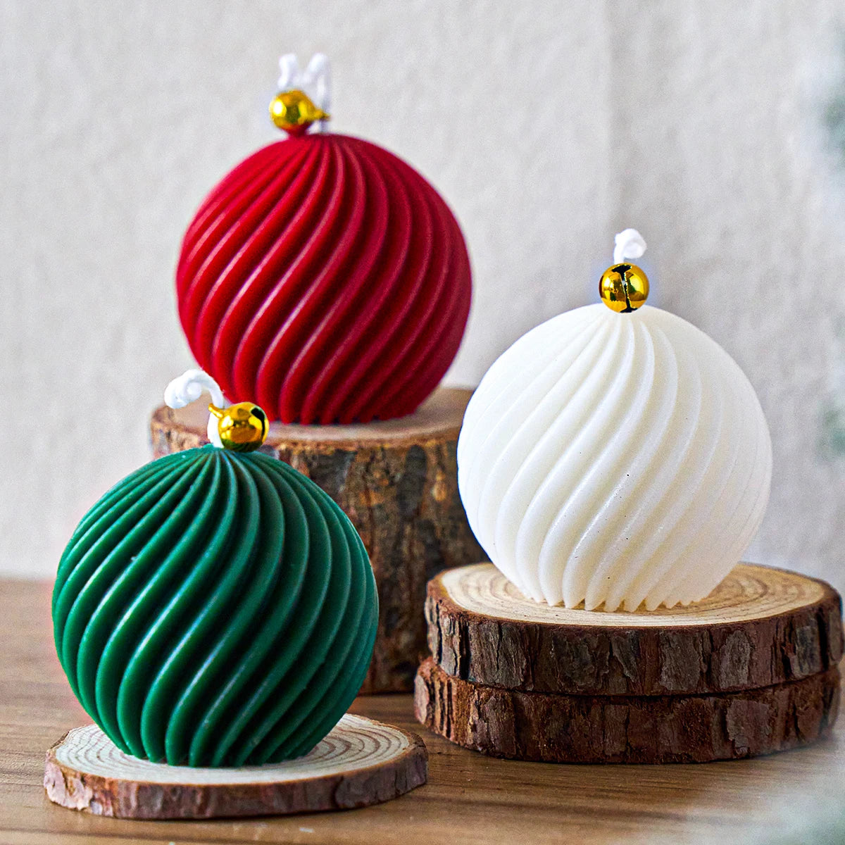 MerryMold 3D Christmas Ball Candle & Soap Mold