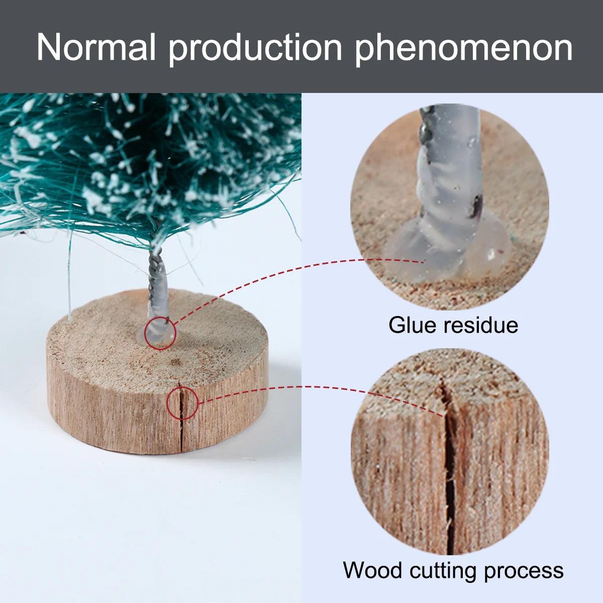 NordicGlow Mini Sisal Christmas Tree