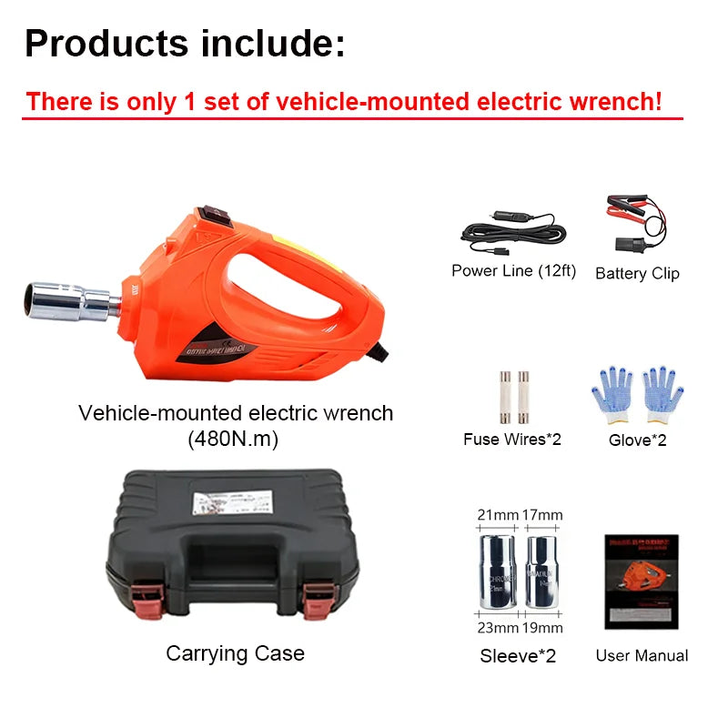 Electric Car Jack 5T – Lift, Inflate & Shine!