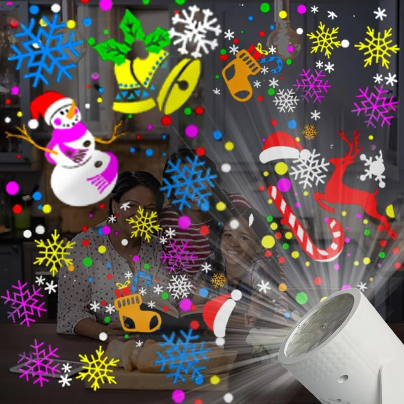 FestiveSnow LED Projector