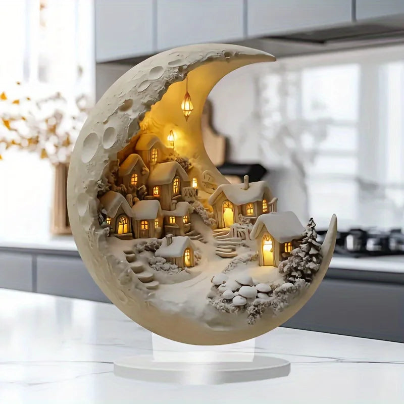 Moonhouse Christmas Desktop Ornament