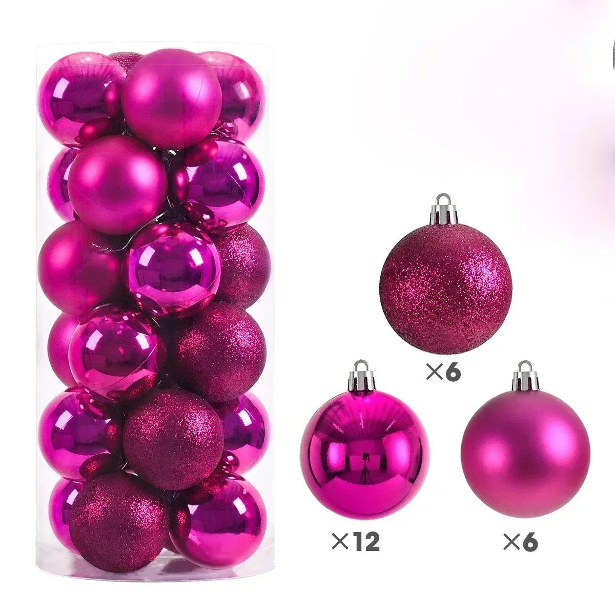 Christmas Tree Balls – 24PCS