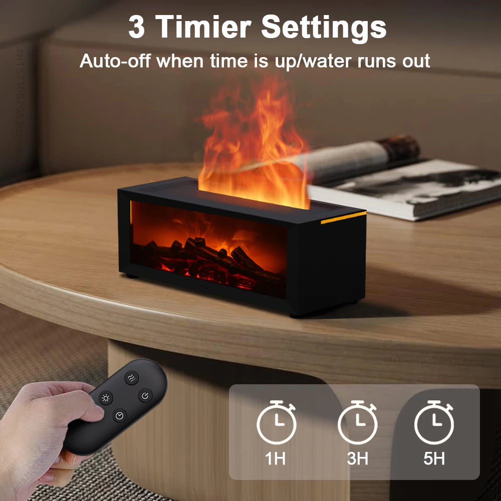 FlameMist™ Aroma Humidifier – The Relaxing Fire-Effect Diffuser