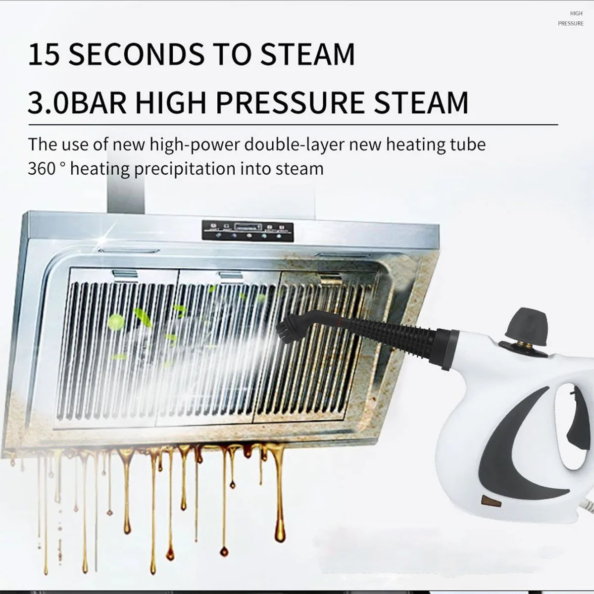 SteamForce Pro – Pressurized Handheld Steam Cleaner