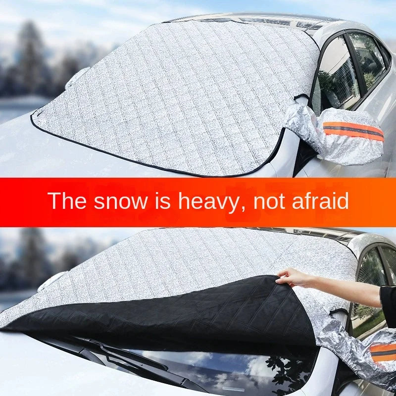 SnowShield™ – Magnetic Windshield Sun & Snow Protector