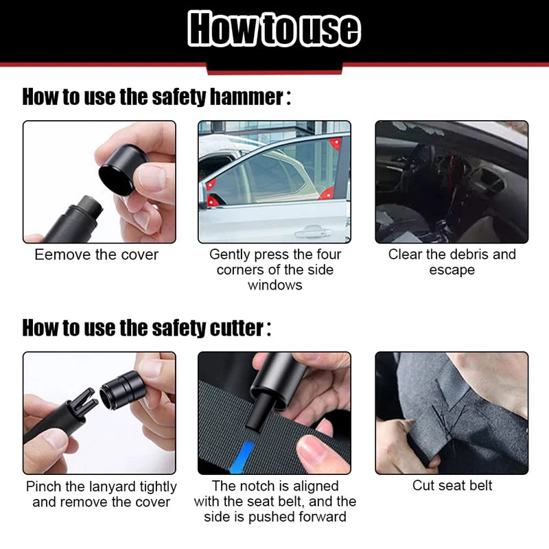 Car Safety Rescue Hammer