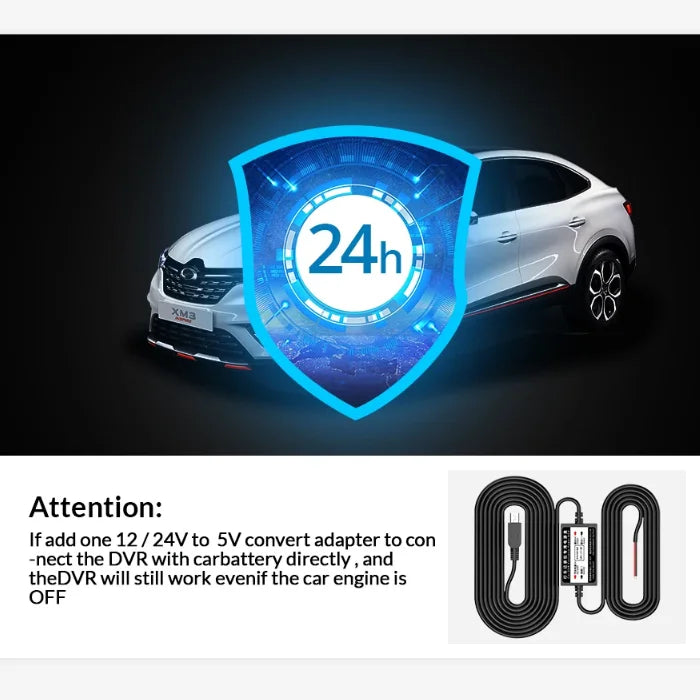 MirrorCam10™ – 10" Touchscreen Dash Cam with Front & Rear Recording