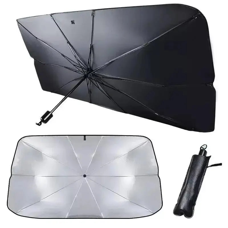 SunGuard™ Car Umbrella – Front Windshield Sunshade
