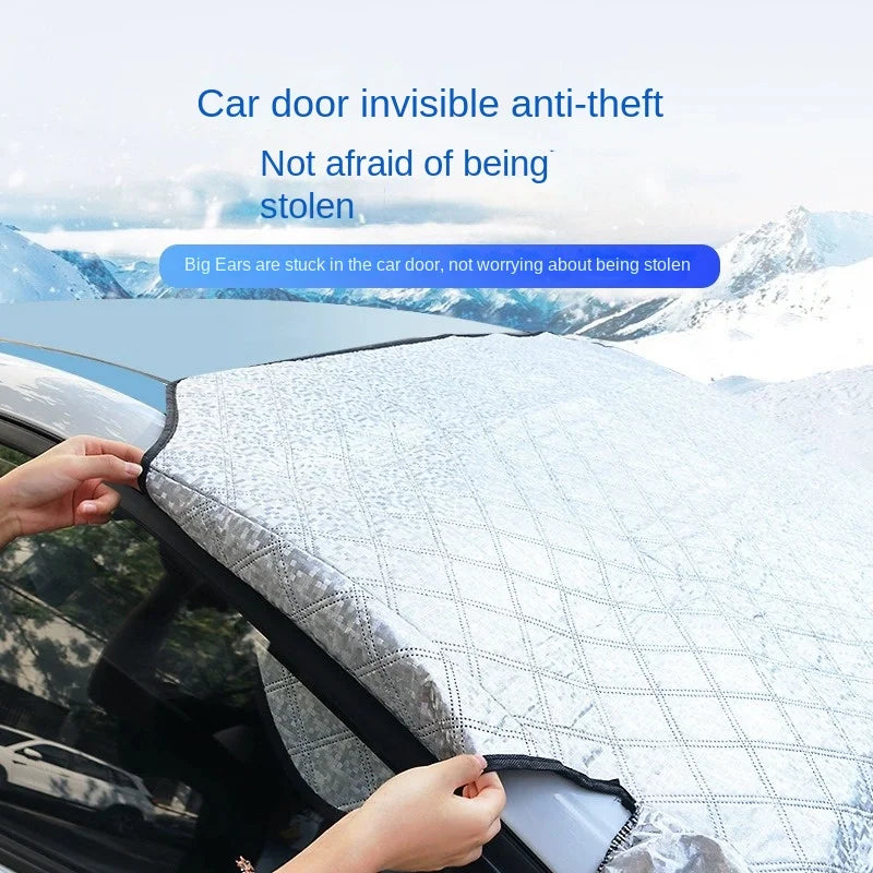 SnowShield™ – Magnetic Windshield Sun & Snow Protector