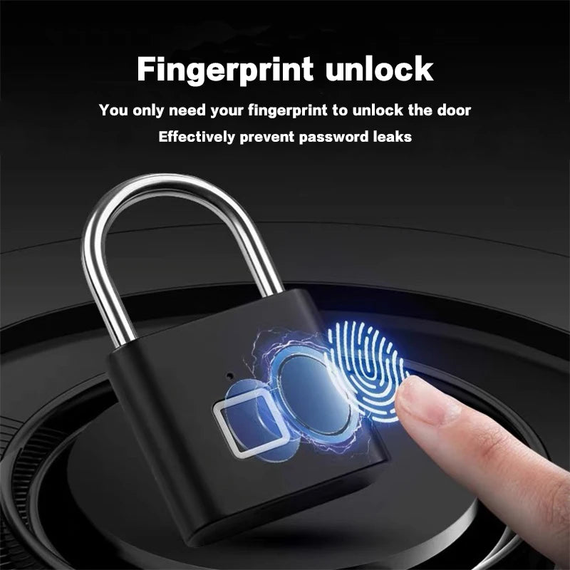 LockGuard Touch – Fingerprint Smart Padlock