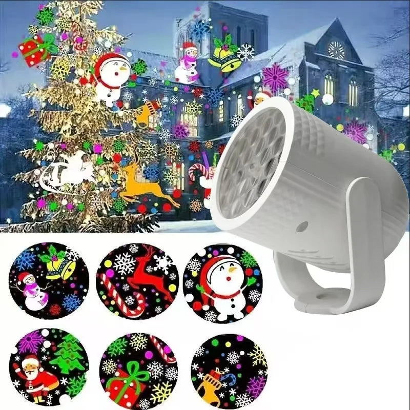 FestiveSnow LED Projector
