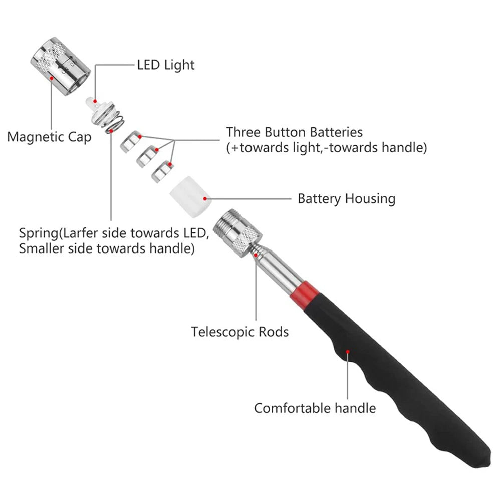 MagniPick™ Telescopic Magnetic Rod