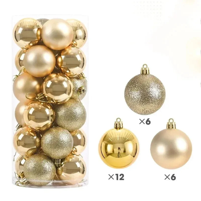 Christmas Tree Balls – 24PCS