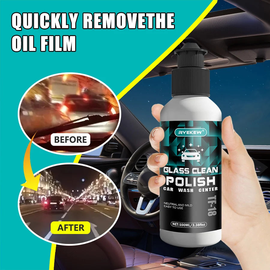 ClearShield™ Glass Paste – Hydrophobic Windshield Protector