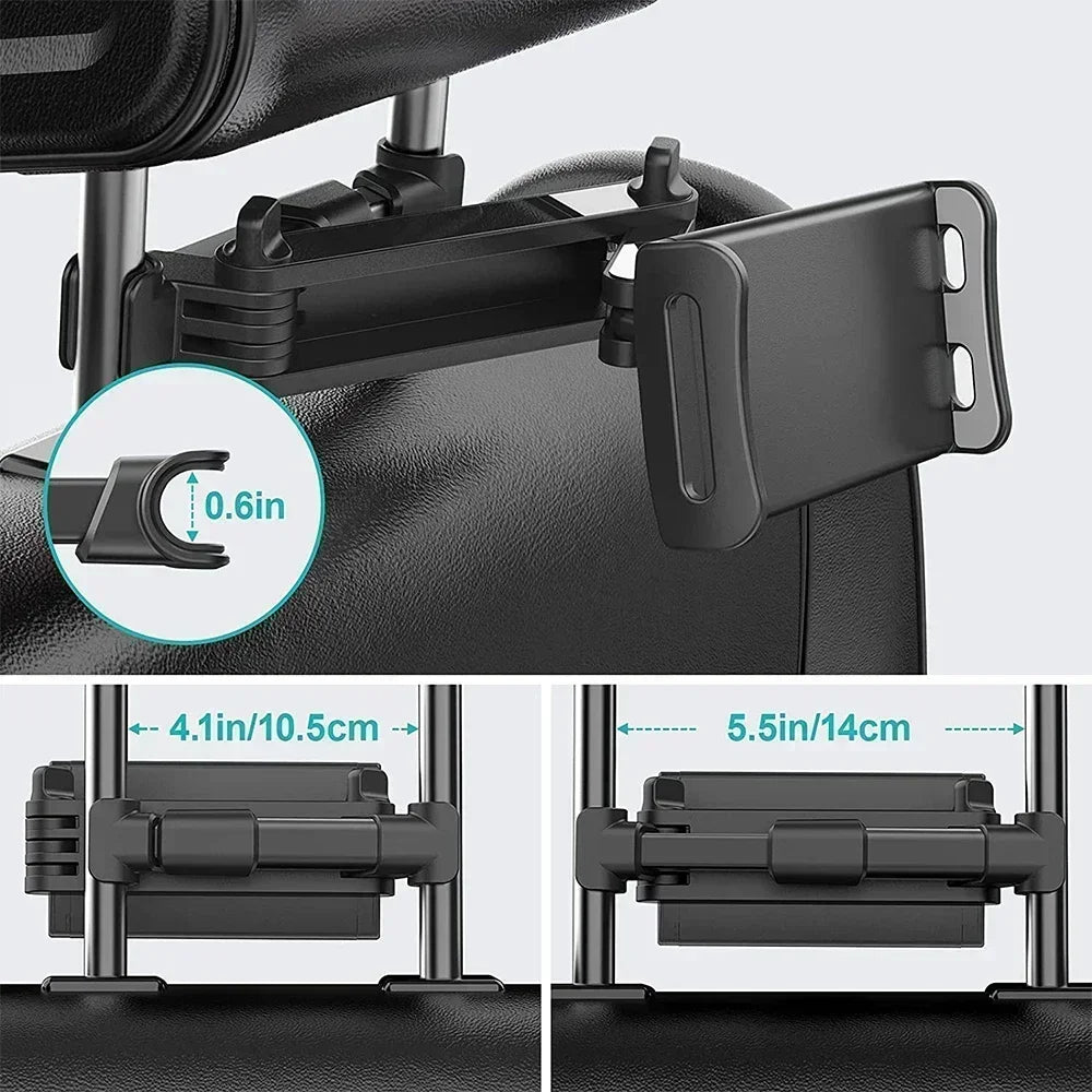 TabMount360™ – Universal Car Headrest Tablet Holder