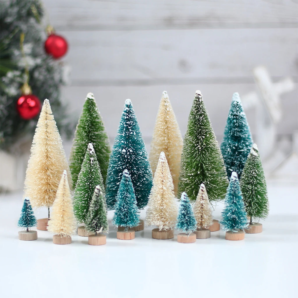 NordicGlow Mini Sisal Christmas Tree