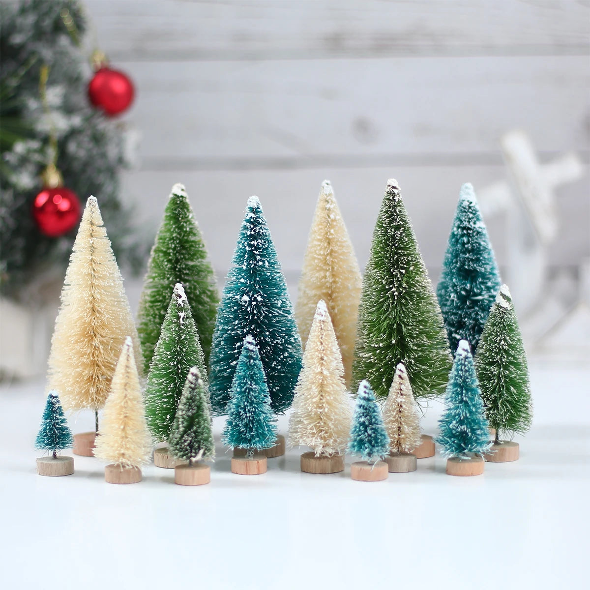 NordicGlow Mini Sisal Christmas Tree
