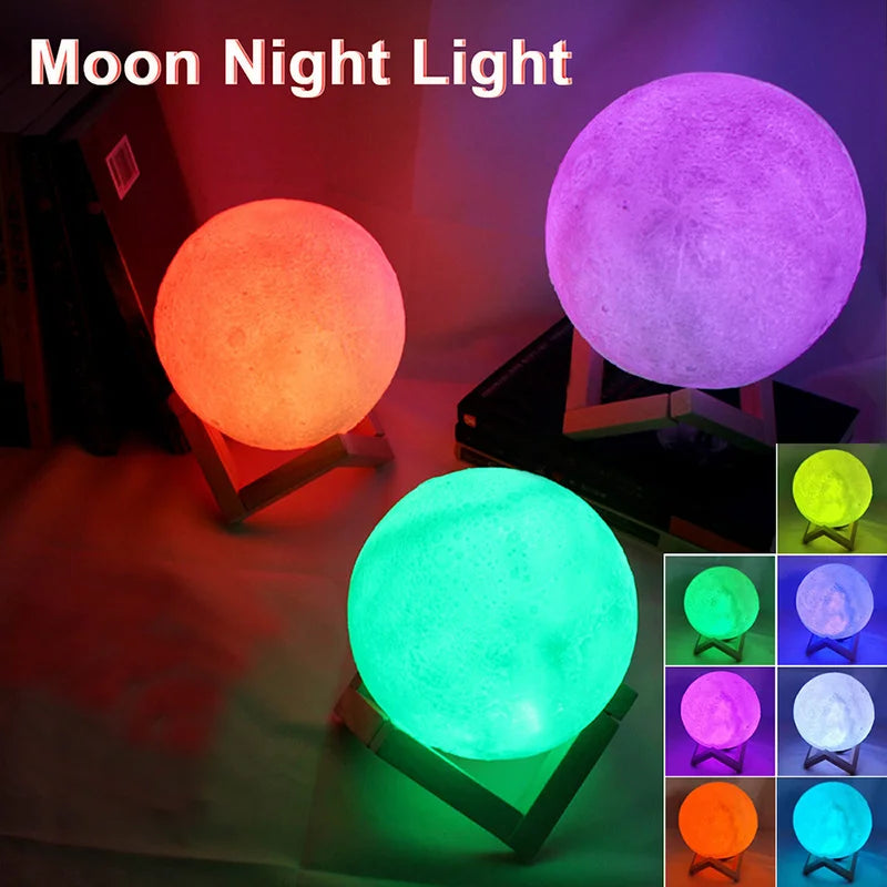 LED Moon Book Light