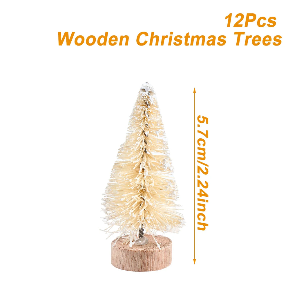 NordicGlow Mini Sisal Christmas Tree