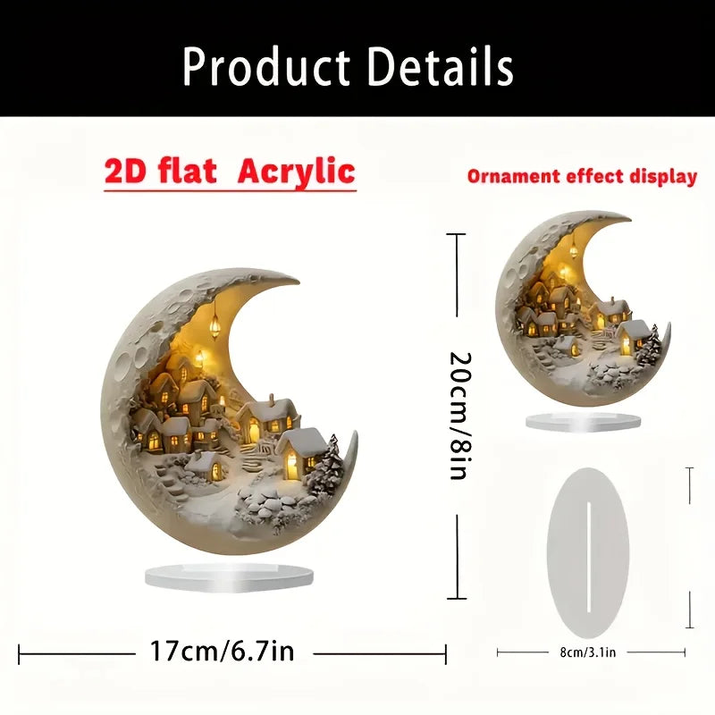 Moonhouse Christmas Desktop Ornament