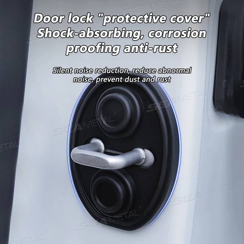 DoorSoft™ Silicone Cushion – Shockproof & Noise-Reducing Car Door Protector