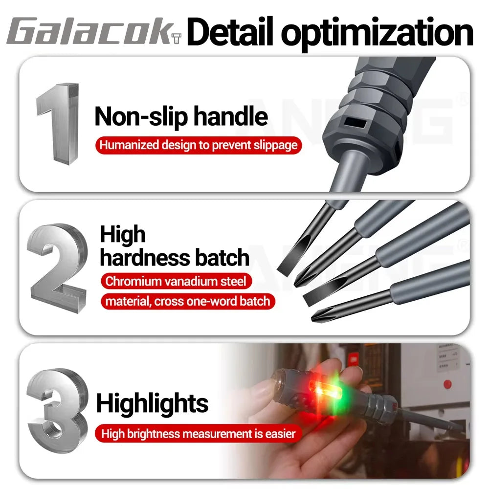 VoltCheck™ Electric Test Screwdriver – Safe & Accurate Voltage Tester
