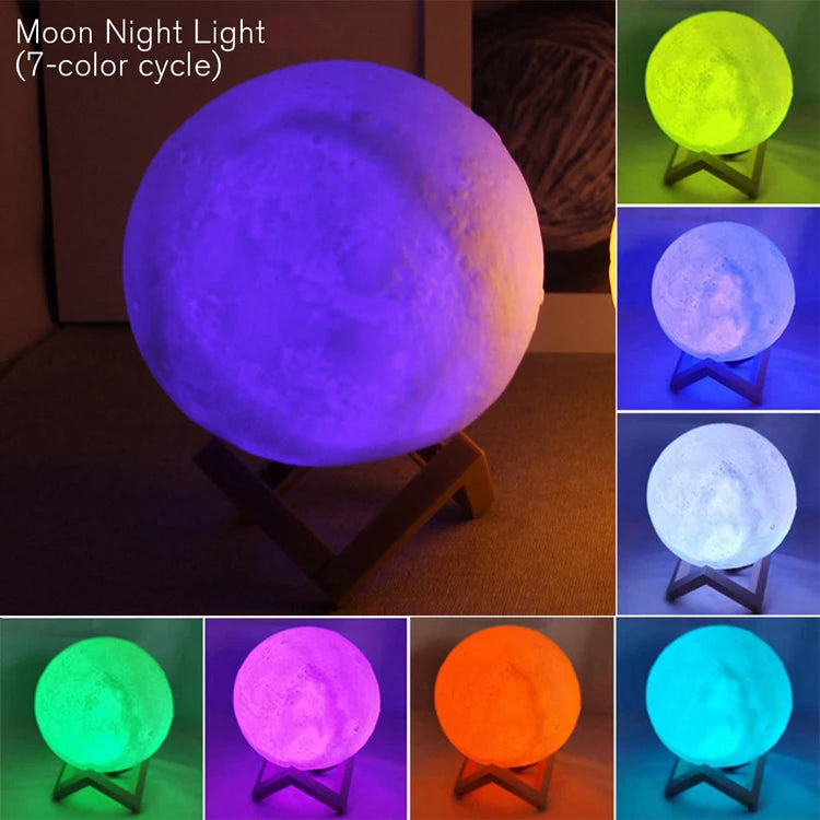 LED Moon Book Light