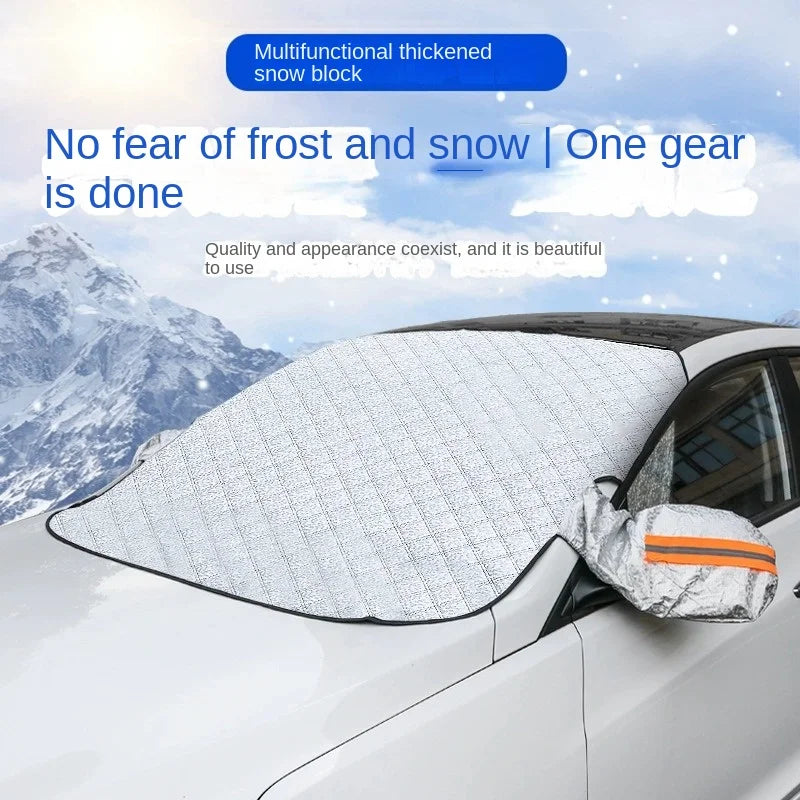 SnowShield™ – Magnetic Windshield Sun & Snow Protector