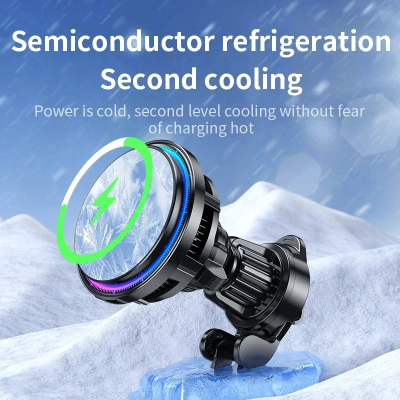 IceMagCharge™ – 30W Ice-Cooling Magnetic Car Charger